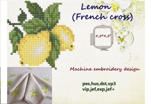 Lemon Cross Stitch