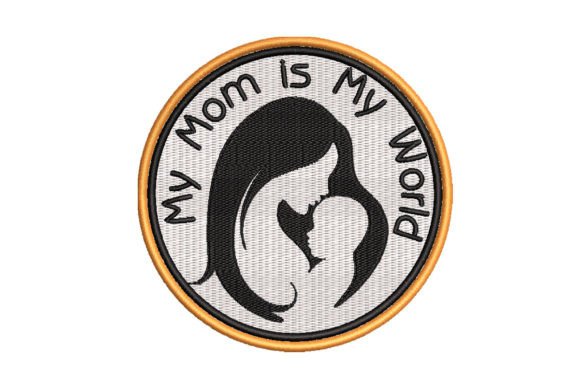 Mother and Baby Embroidery